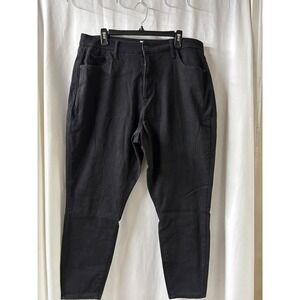 SONOMA Goods For Life Black Denim Straight Leg Pants Women's Size‎ 16W